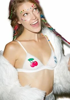 Outlet ⭐ Jaded London Lingerie & Sleepwear Cherry & Dollar Triangle Bra 🔥 6 Jaded London Lingerie & Sleepwear Cherry & Dollar Triangle Bra