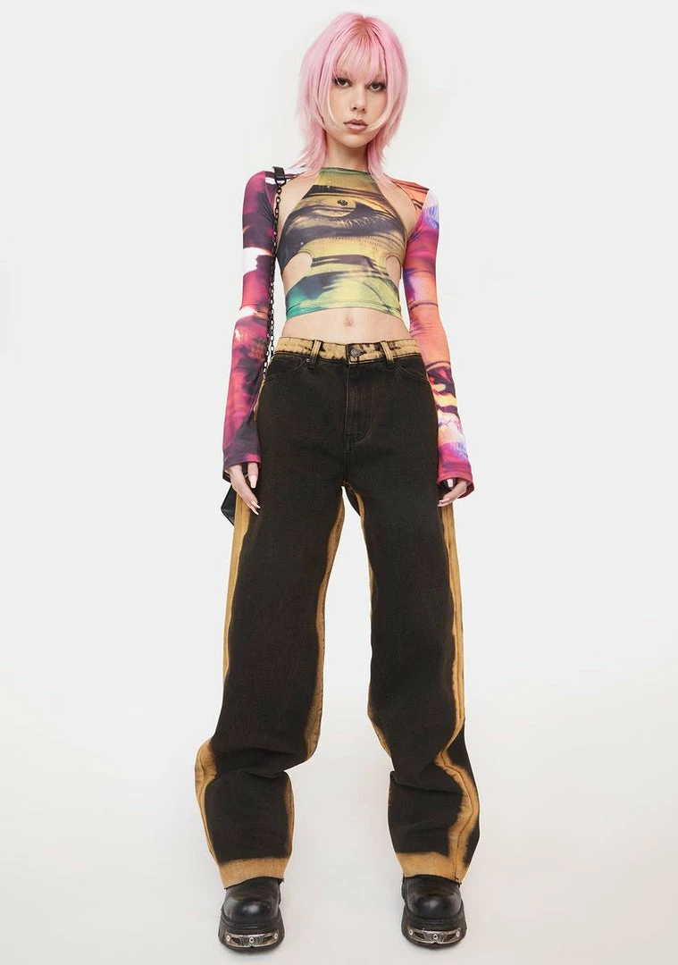 Deals ⌛ Jaded London Bottoms Alchemy Tie Dye 👖 Jeans 🌟 5 Jaded London Bottoms Alchemy Tie Dye Jeans