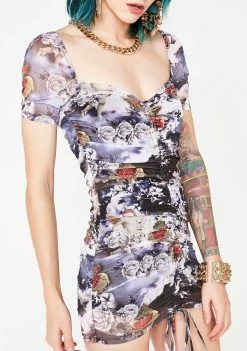 Cheapest π₯ Jaded London Cherub Print Ruched Mesh Mini π Dress π₯° 8 Jaded London Cherub Print Ruched Mesh Mini Dress