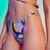 Jaded London Retro Floral O-Ring Bikini Bottoms