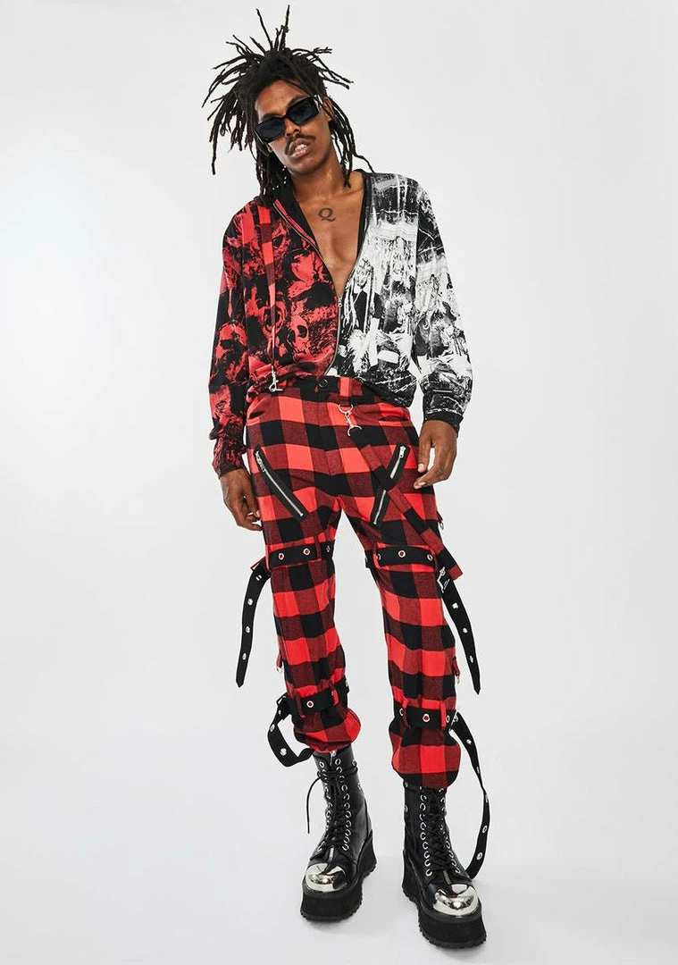 Best reviews of ❤️ Jaded London Bottoms Red Plaid Buckle Punk Trousers ⌛ 5 Jaded London Bottoms Red Plaid Buckle Punk Trousers