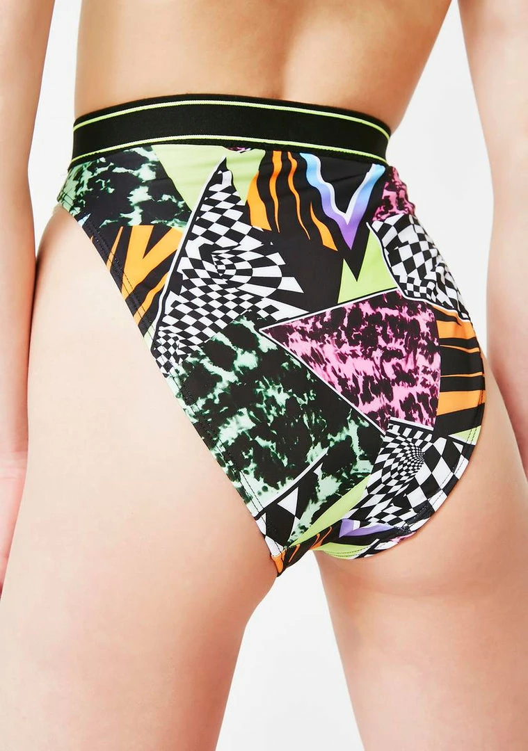 New โ Jaded London Skater Print ๐ Bikini Bottom Swim ๐ 6 Jaded London Skater Print Bikini Bottom Swim