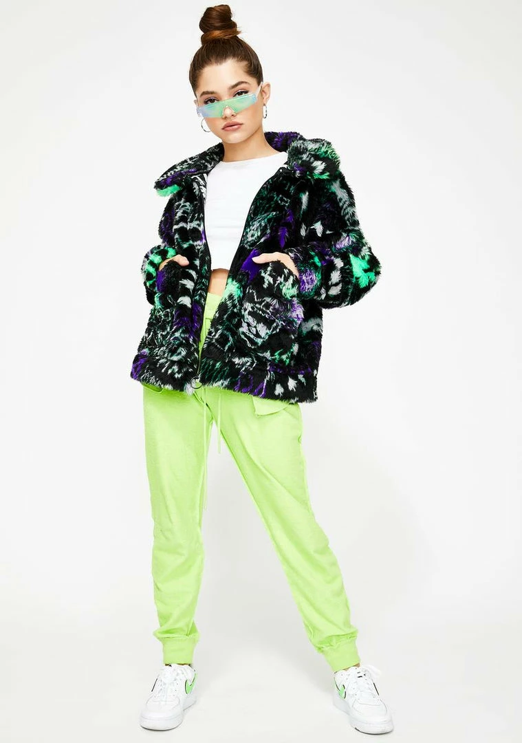 Coupon π Jaded London Graffiti Print Oversized Fleece Jacket Outerwear β 5 Jaded London Graffiti Print Oversized Fleece Jacket Outerwear