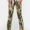 Jaded London Aurora Satin Butterfly Trousers