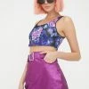 Best Pirce ⭐ Jaded London Bottoms Pink Glitter Diamante Belted Mini 👗 Skirt ✔️ 2 Jaded London Bottoms Pink Glitter Diamante Belted Mini Skirt