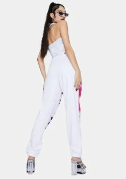 Coupon π Jaded London Pink Heaven Print Oversized Sweatpants Bottoms π 9 Jaded London Pink Heaven Print Oversized Sweatpants Bottoms