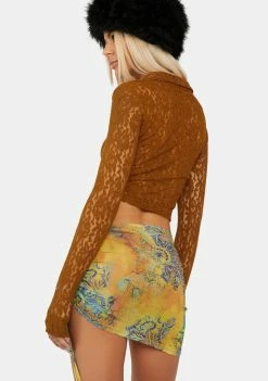 Jaded London Swim Sarong Micro Mini Skirt