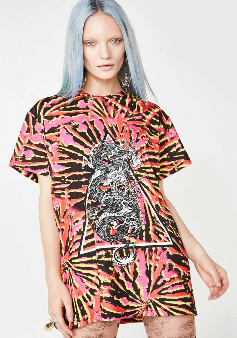 Flash Sale β¨ Jaded London Dragon Tie Dye Graphic Tee π 3 Jaded London Dragon Tie Dye Graphic Tee