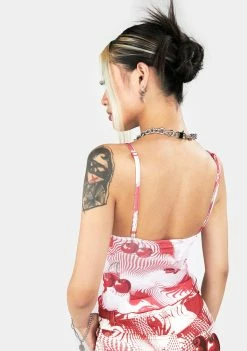 Best Pirce ๐ Jaded London Cherry Swirl Print Cami Top โ 9 Jaded London Cherry Swirl Print Cami Top