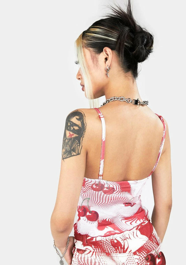 Best Pirce ๐ Jaded London Cherry Swirl Print Cami Top โ 6 Jaded London Cherry Swirl Print Cami Top