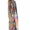 Jaded London Rainbow Sequin Maxi Kimono Outerwear