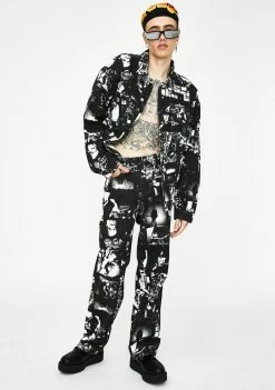 Coupon β€οΈ Jaded London Punk Rock Photograph Print Skate π Jeans Bottoms β¨ 7 Jaded London Punk Rock Photograph Print Skate Jeans Bottoms