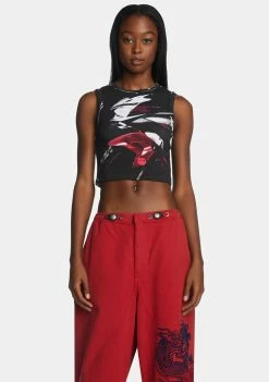 Jaded London In The Fast Lane Tank Top Tops