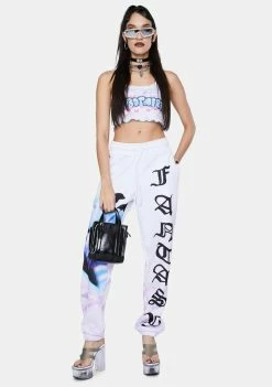 Budget π₯ Jaded London Fantasy Heart Scene Print Cuffed Sweatpants π 7 Jaded London Fantasy Heart Scene Print Cuffed Sweatpants