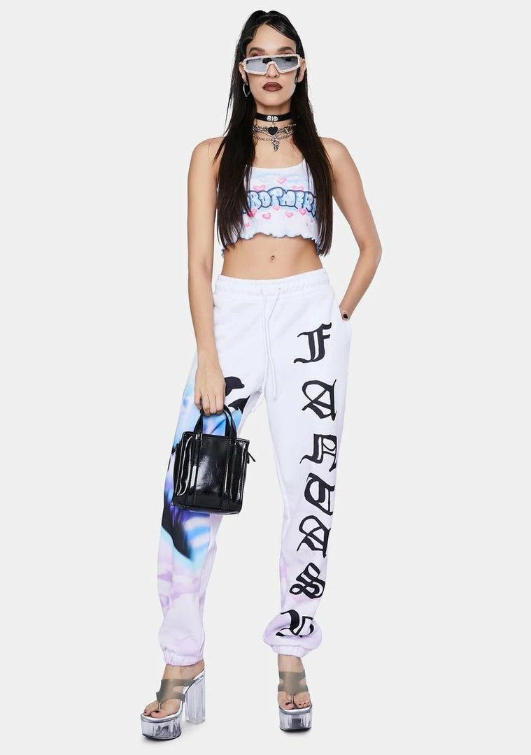 Budget π₯ Jaded London Fantasy Heart Scene Print Cuffed Sweatpants π 4 Jaded London Fantasy Heart Scene Print Cuffed Sweatpants