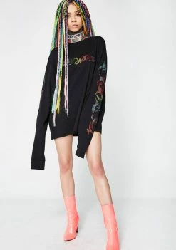 Buy π Jaded London Tops Long Sleeve Tee With Diamante Sleeves π 11 Jaded London Tops Long Sleeve Tee With Diamante Sleeves