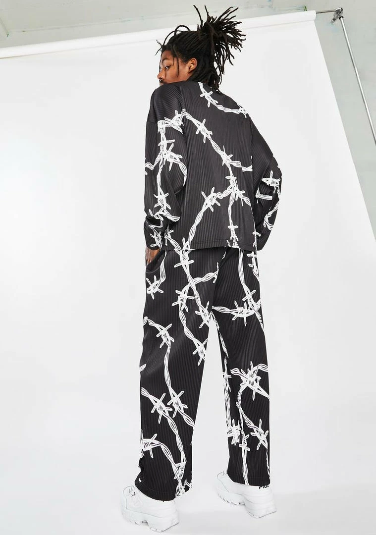 Hot Sale ✨ Jaded London Barbed Wire Pleated Trousers ✨ 6 Jaded London Barbed Wire Pleated Trousers
