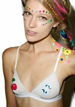 Jaded London Lingerie & Sleepwear Cherry & Dollar Triangle Bra