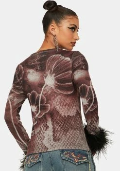 Best Sale ⭐ Jaded London Tops Ocelli Feather Cuff Knit Jumper ⭐ 9 Jaded London Tops Ocelli Feather Cuff Knit Jumper