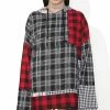 Jaded London Oversized Patchwork Hoodie