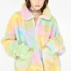 Budget π Jaded London Rainbow Fleece Jacket π 2 Jaded London Rainbow Fleece Jacket