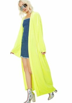 Jaded London Outerwear Velvet Kimono