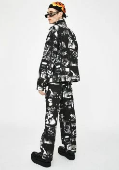Coupon β€οΈ Jaded London Punk Rock Photograph Print Skate π Jeans Bottoms β¨ 9 Jaded London Punk Rock Photograph Print Skate Jeans Bottoms