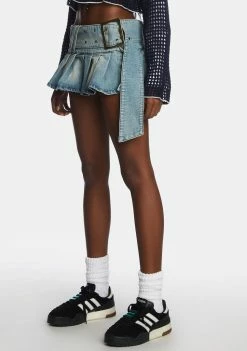 Jaded London Ludlow Denim Mini Skirt Bottoms