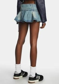 Jaded London Ludlow Denim Mini Skirt Bottoms