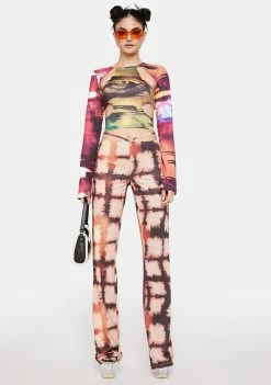 Outlet โค๏ธ Jaded London Tops Oracle Eye Print Top ๐ 9 Jaded London Tops Oracle Eye Print Top