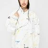 Jaded London Tops Paint Splatter Hoodie