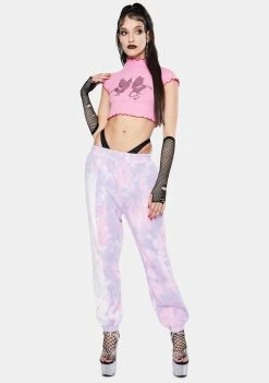 Best Sale ๐ Jaded London Rhinestone Angel & Devil Rib Crop Top Tops ๐ 8 Jaded London Rhinestone Angel & Devil Rib Crop Top Tops