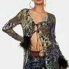 New ✨ Jaded London Volare Lace-Up Butterfly Duster Outerwear 🥰 2 Jaded London Volare Lace-Up Butterfly Duster Outerwear