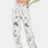 Jaded London Bottoms Doodle Graffiti Paperbag Waist Joggers