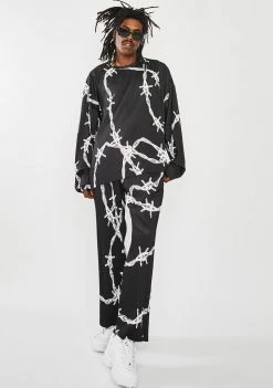 Best Pirce ๐ฏ Jaded London Barbed Wire Pleated Sweatshirt ๐ 8 Jaded London Barbed Wire Pleated Sweatshirt