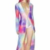 Jaded London Outerwear All In One Rainbow Kimono
