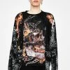 Discount ๐ฅฐ Jaded London Tops Anarchy Skull & Flame Long Sleeve Tee ๐ 1 Jaded London Tops Anarchy Skull & Flame Long Sleeve Tee