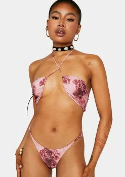 Jaded London Vintage Rose Bikini Bottoms