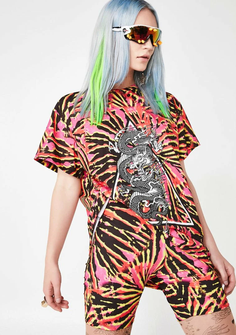 Flash Sale π Jaded London Bottoms Tie Dye Cycling Shorts 𧨠4 Jaded London Bottoms Tie Dye Cycling Shorts