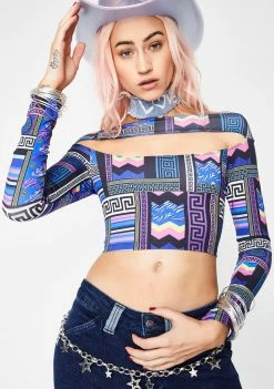 Jaded London Off-The-Shoulder Crop Top Tops