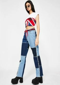 Promo π Jaded London Bottoms Patchwork Denim Boyfriend π Jeans π 8 Jaded London Bottoms Patchwork Denim Boyfriend Jeans