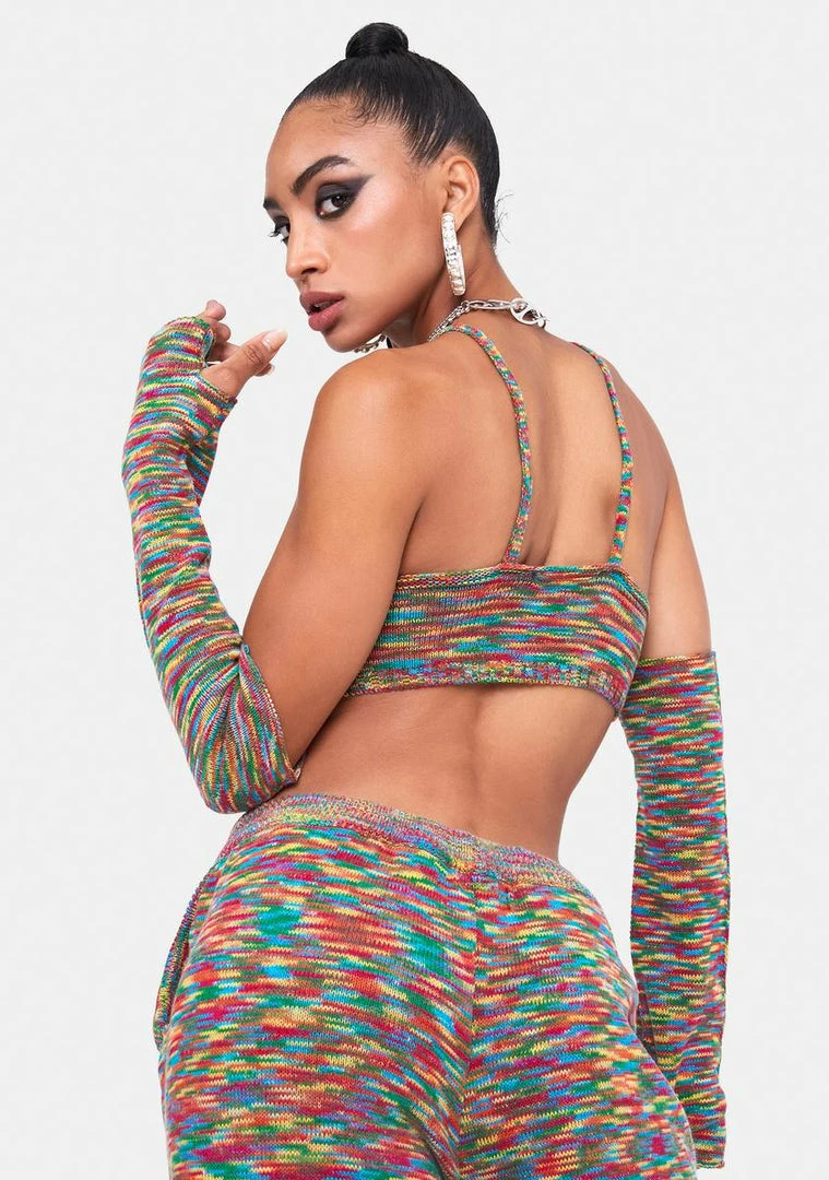 Cheap ๐คฉ Jaded London Spacedye Knit Crop Top With Matching Sleeves Tops ๐ 6 Jaded London Spacedye Knit Crop Top With Matching Sleeves Tops