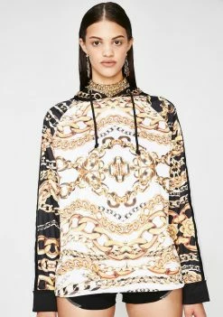 Jaded London Chain Hoodie