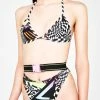 Jaded London Skater Print Bikini Bottom Swim