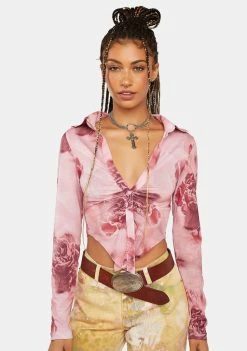 Jaded London Vintage Rose Shirt