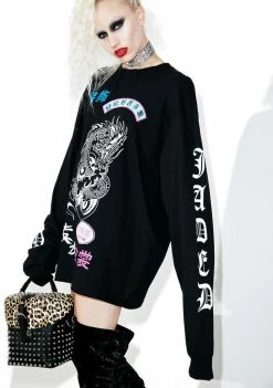 Jaded London Long Sleeve Rock Tee