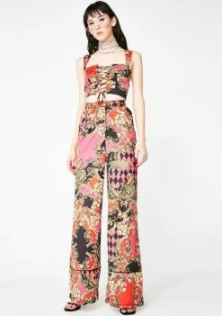 Jaded London Crop Lace Up Bustier Top Tops