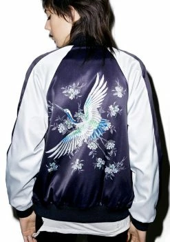 Jaded London Crane Souvenir Bomber Jacket