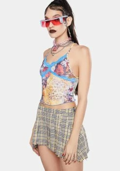 Jaded London Cheetah Print Cami Top Tops