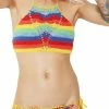 Jaded London Swim Rainbow Crochet Bikini